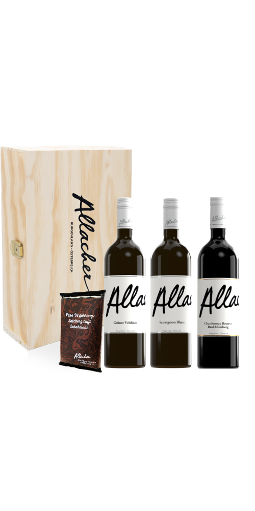 Weinliebhaber Geschenksbox Weiss