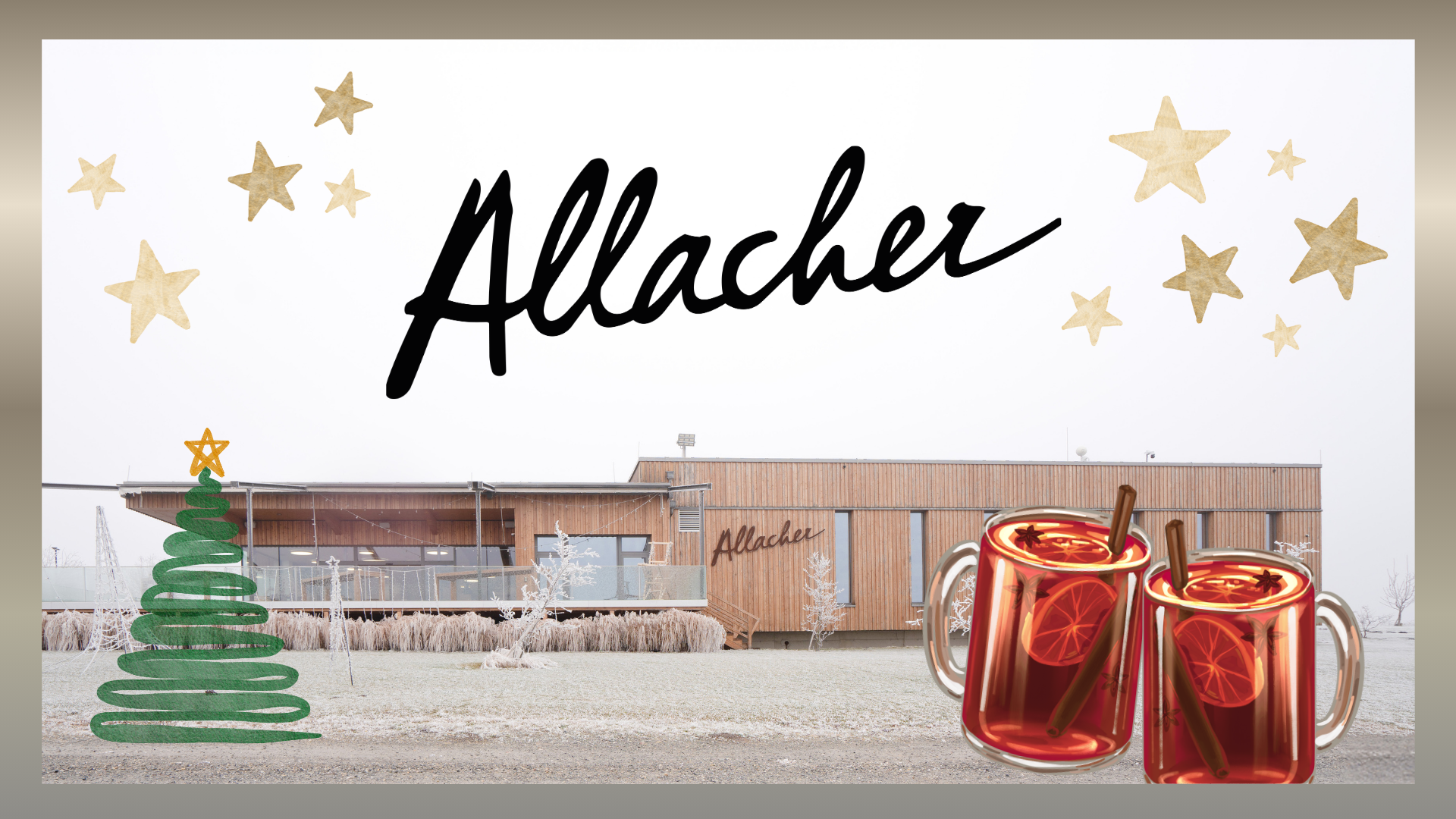 Adventfenster am Weingut Allacher